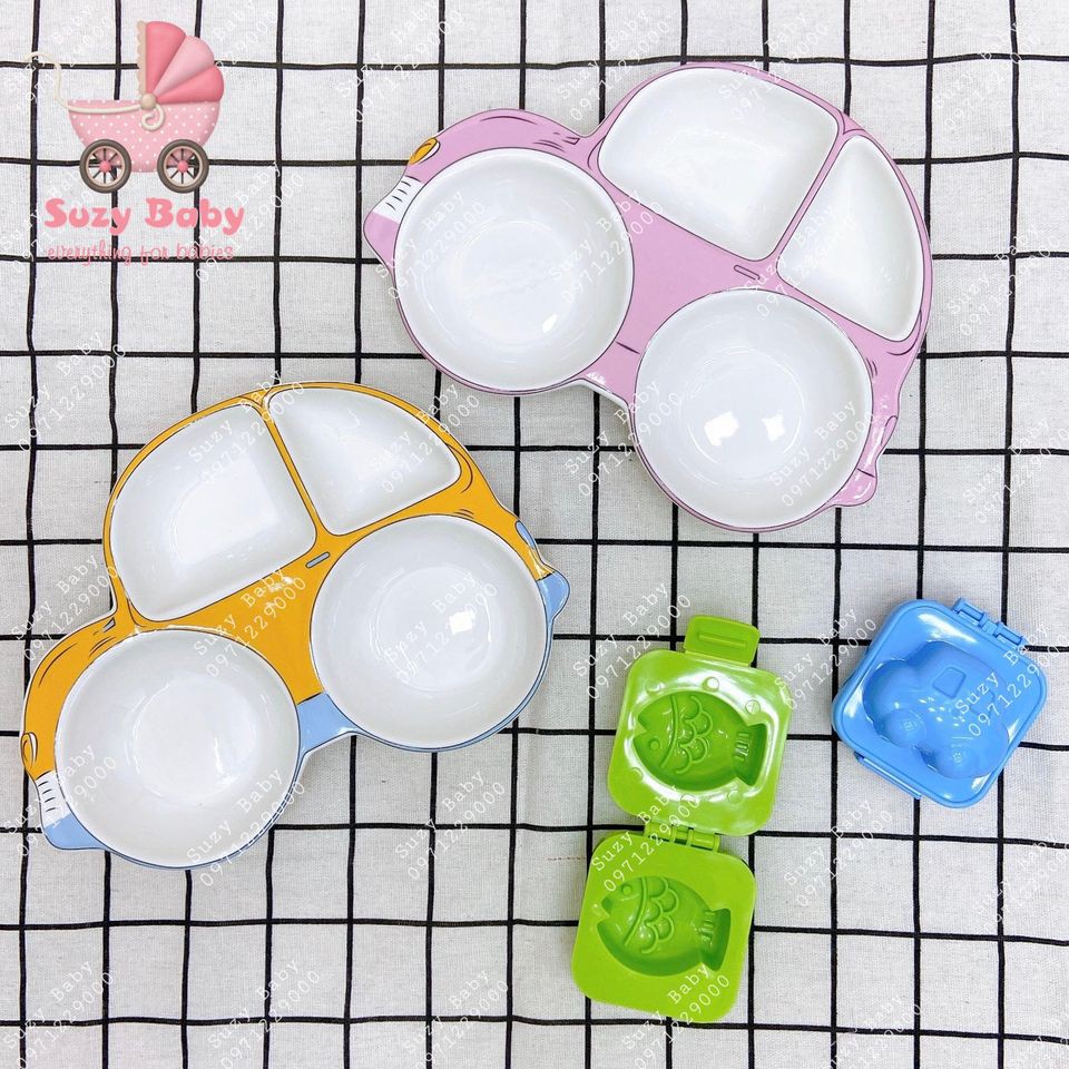Bát sứ ăn dặm dễ thương cho bé - Suzy Baby