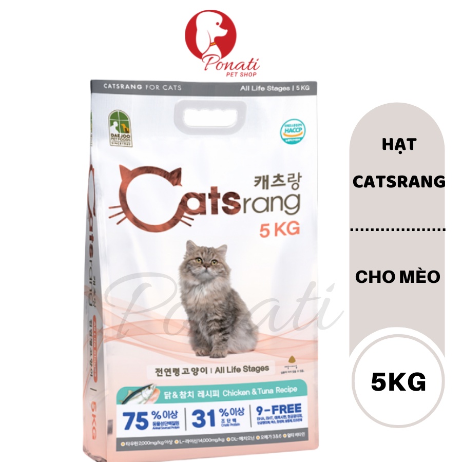 Catsrang Thức ăn mèo mọi lứa tuổi - 5kg