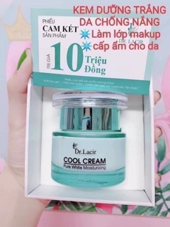 KEM FACE LẠNH DƯỠNG TRẮNG DA DR LACIR