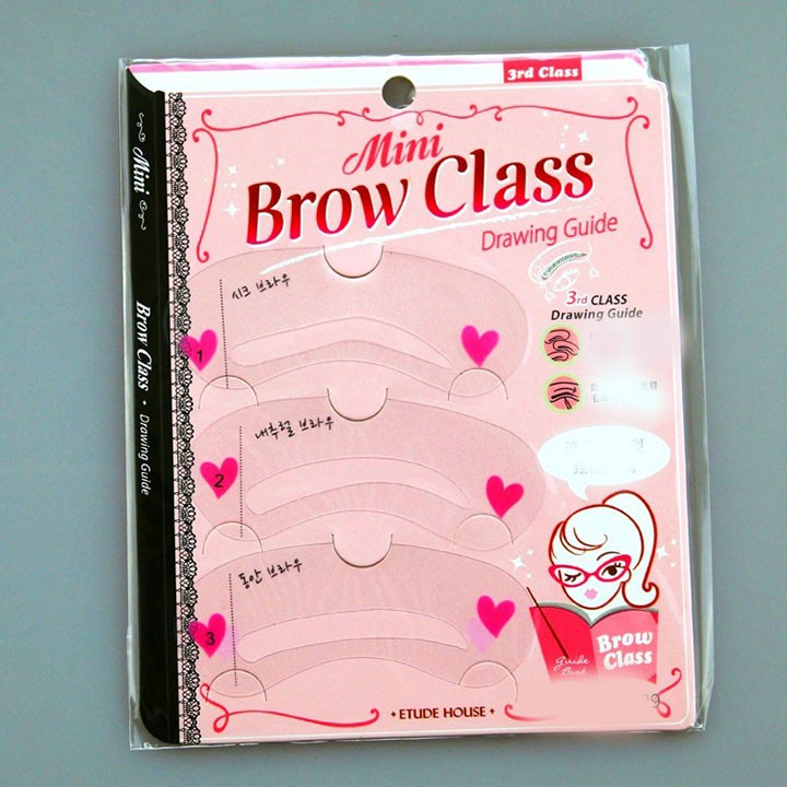 Khuôn kẻ lông mày Etude House Brow Class (Bộ 3 chiếc)