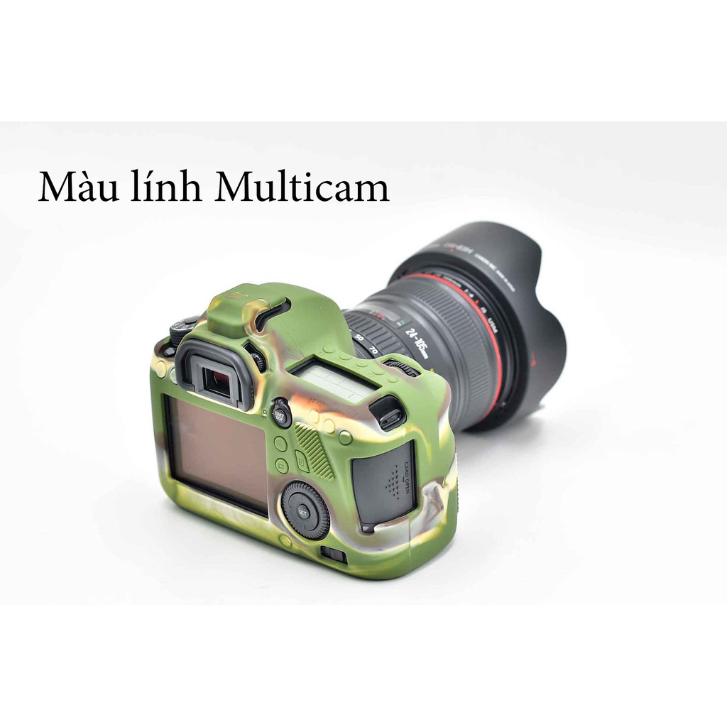[Freeship toàn quốc từ 50k] HINH THẬT Vỏ cao su cho máy ảnh Canon 6D màu rằn ri
