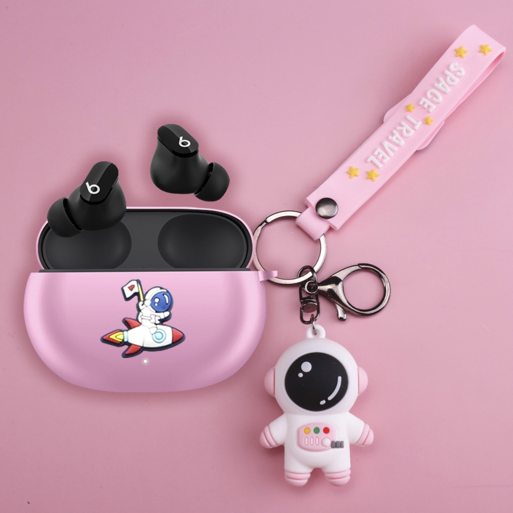 Vỏ bọc bảo vệ hộp sạc tai nghe Beats-Studio Buds bằng silicone chống sốc thiết kế hoạt hình đáng yêu