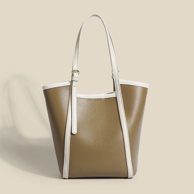 IELGY Túi Xách tote Cầm Tay Sức Chứa Lớn Ghép Mảnh Chất Lượng Cao Cho Nữ