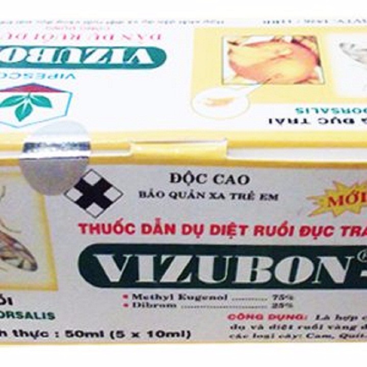 Thuốc dẫn dụ ruồi đục trái VIZUBON-D