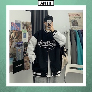 Áo khoác nam nữ Unisex  Đen Trắng Toriendy bóng chày form rộng 63kg dù 2 lớp kute dễ thương hàn quốc.