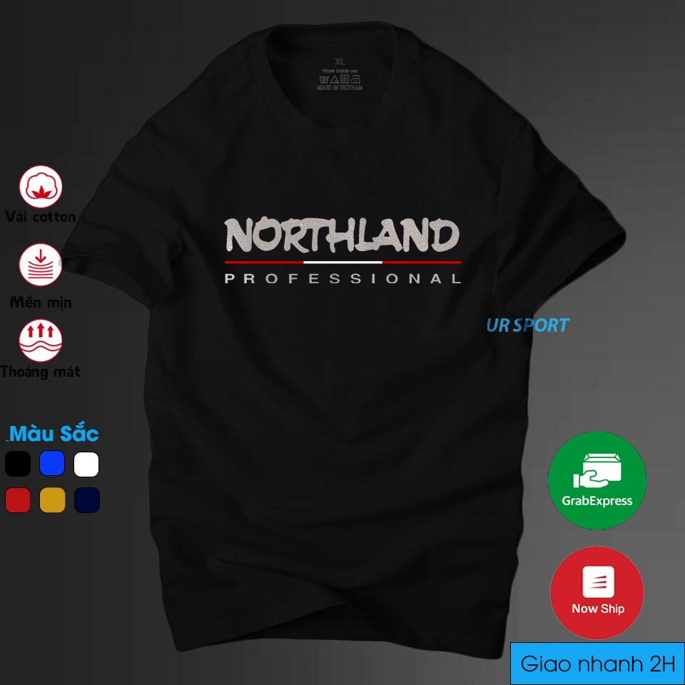 Áo thun nam cổ tròn NorthLand thời trang trẻ cá tính | ur sport