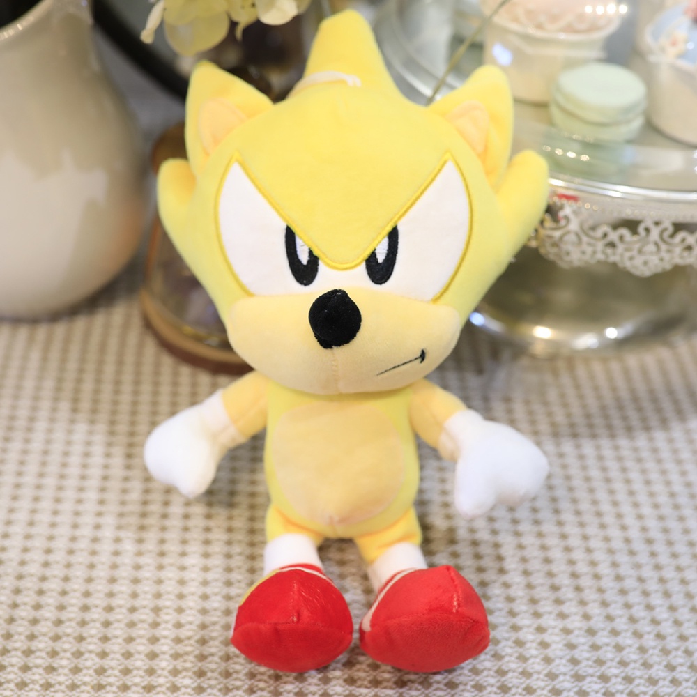 30cm Búp bê Super Sonic Plush dễ thương Búp bê hoạt hình Đồ chơi trẻ em Quà tặng cho trẻ em