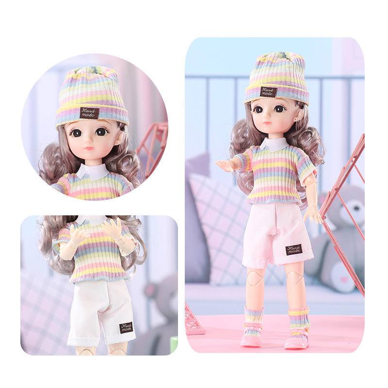 Bộ Đồ Chơi Búp Bê Barbie Cỡ Lớn Dễ Thương Cho Bé Gái