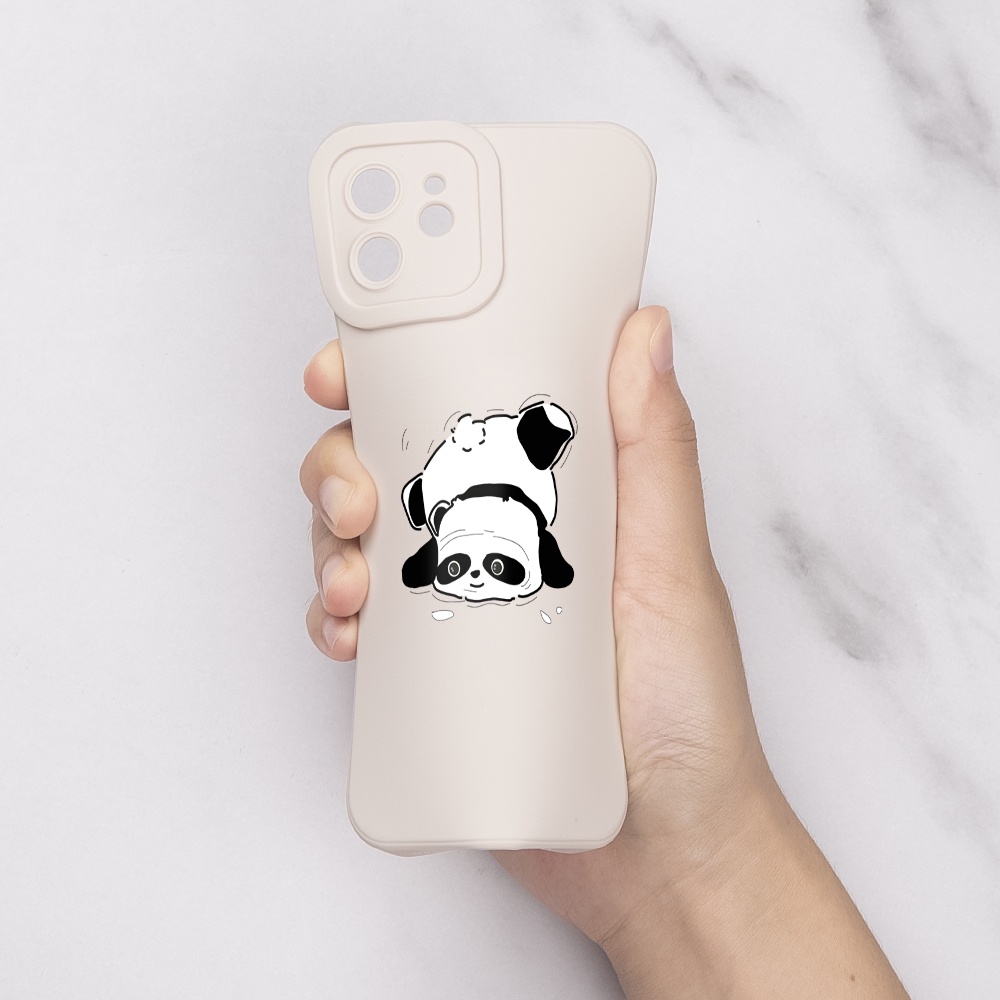 Ốp Điện Thoại TPU Silicon Mềm Hình Gấu Trúc Hoạt Họa Chống Sốc Cho iPhone 11 12 13 Pro Max X XR XS Max 7 8 6 6S Plus