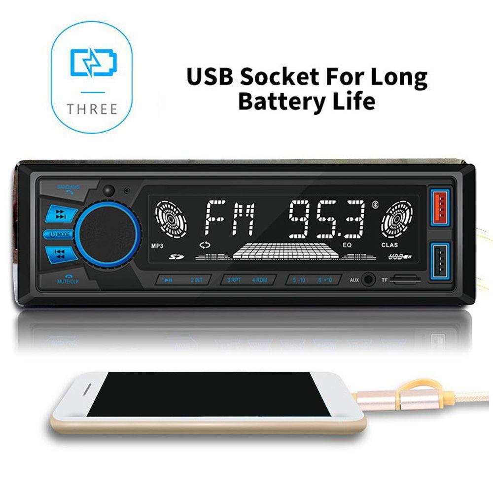 Đầu Máy Nghe Nhạc MP3 FM / USB / AUX Tích Hợp Bảng Điều Khiển Dành Cho Ô Tô