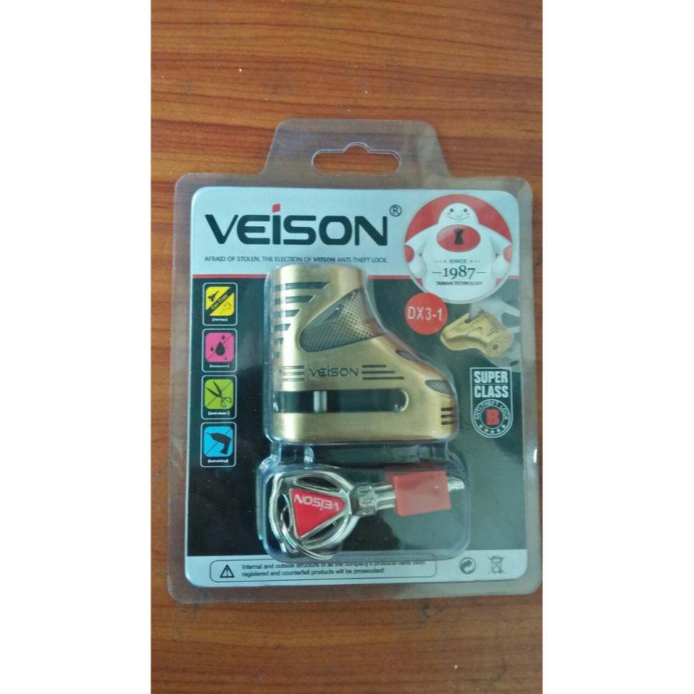 Khóa đĩa xe máy Veison DX3  -  - STN
