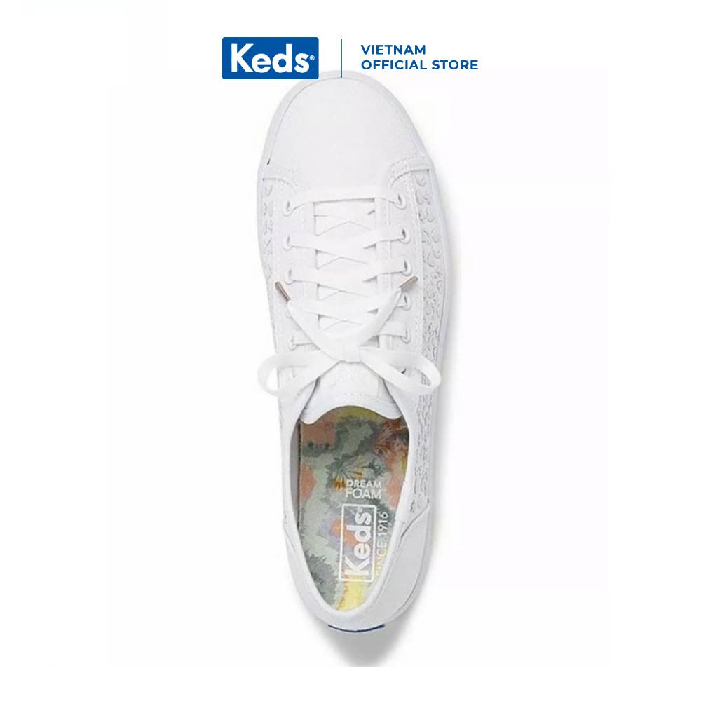 Giày Keds Nữ - Kickstart Iridescent Stud White - KD060087