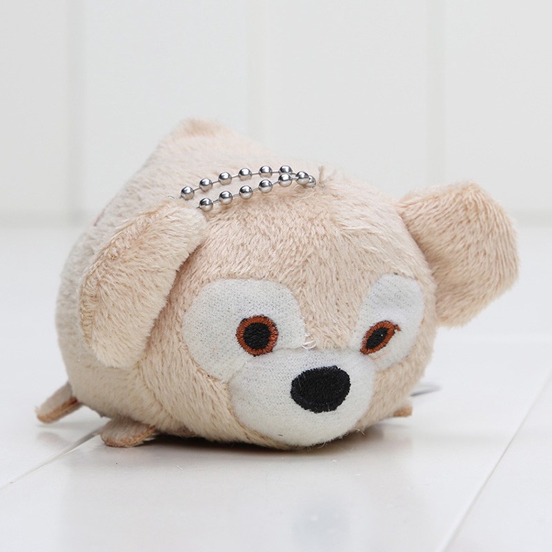 Móc khóa nhồi bông hình động vật dễ thương