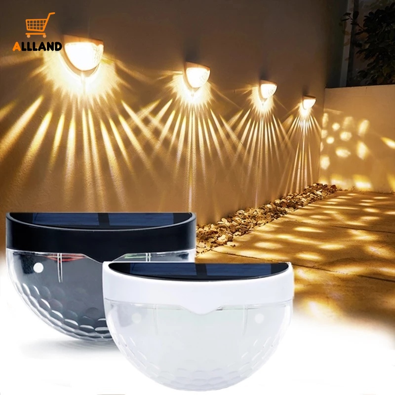 Đèn Led 6 Bóng Năng Lượng Mặt Trời Chống Nước Trang Trí Ngoài Trời