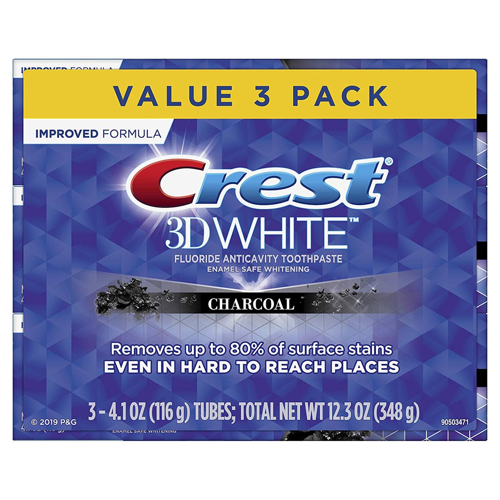 [Hàng Mỹ] Kem đánh răng làm trắng Crest 3D, Colgate