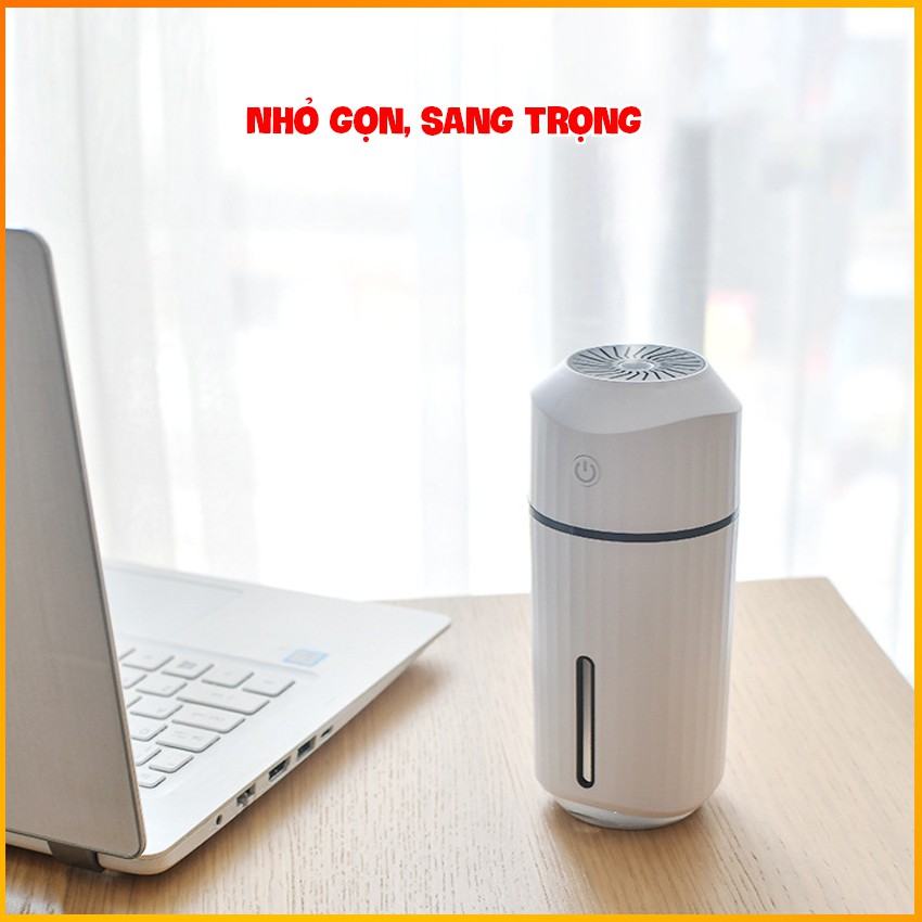 Máy phun sương tạo độ ẩm oto khuếch tán tinh dầu 320ML- Tặng tinh dầu, bảo hành 3 tháng Mianz Store