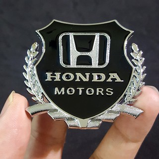 Bộ 2 Logo Bông Lúa HONDA Trang Trí Xe Hơi