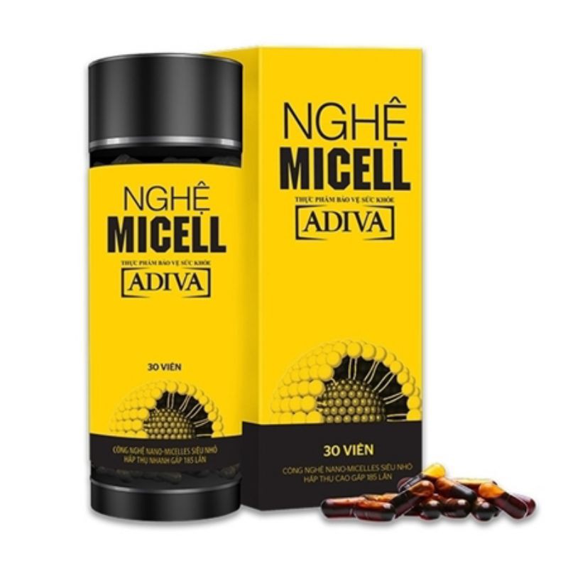  NGHỆ MICELL ADIVA [Hộp 14_30 viên] - Giải pháp hiệu quả cho người đau dạ dày