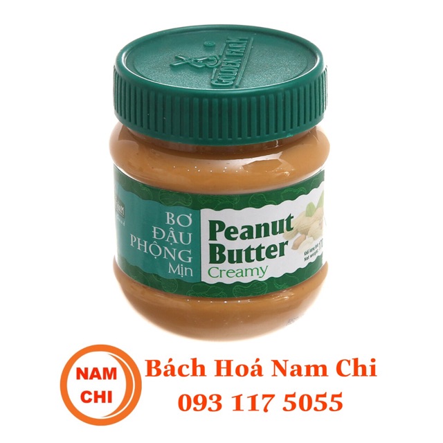 Bơ Đậu Phộng Mịn Golden Farm 170g