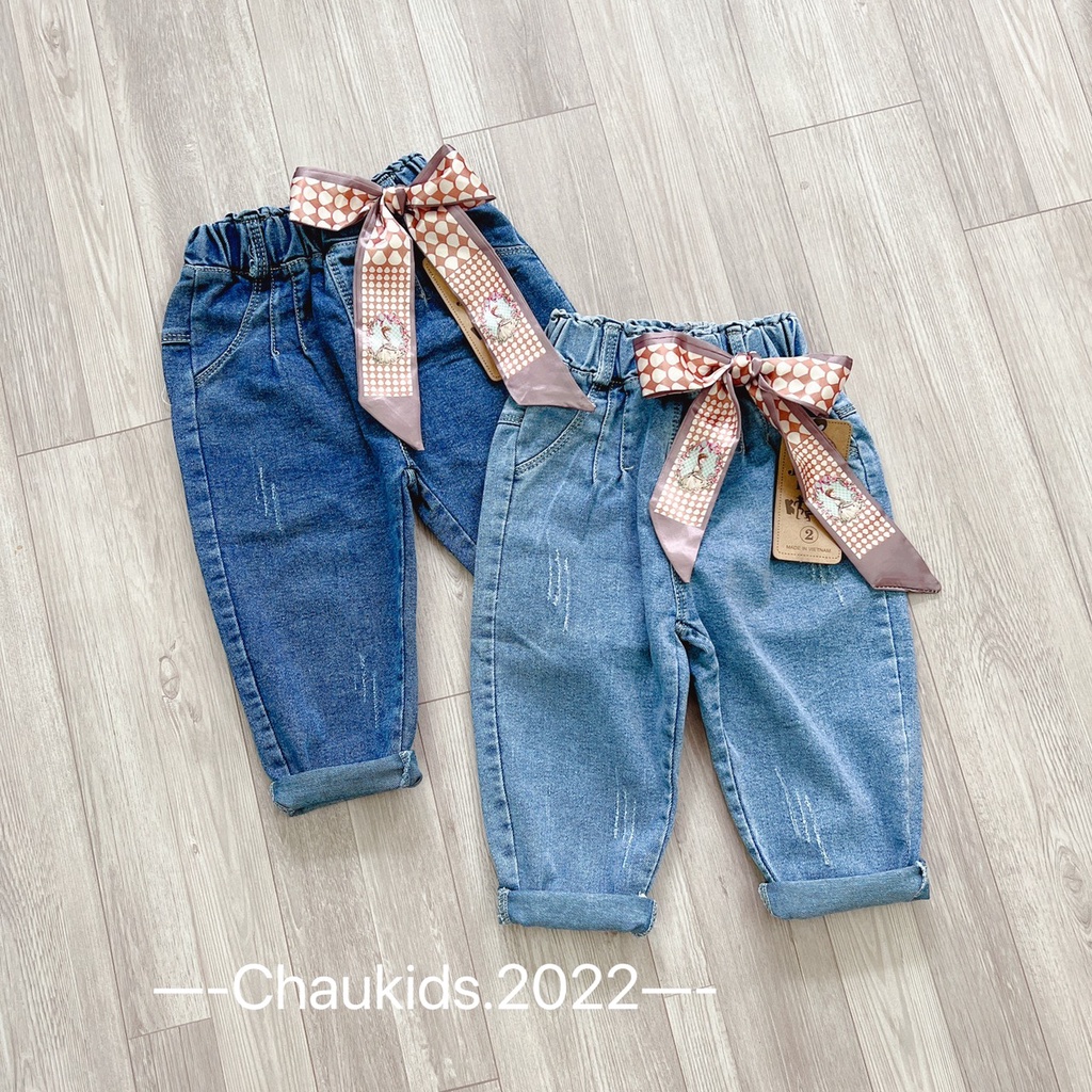 SALE QUẦN JEAN DÀI CỘT KHĂN THỜI TRANG CAO CẤP SIZE 18-30KGKG