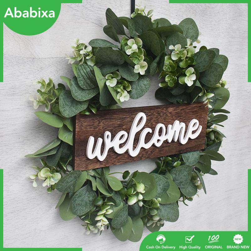 [Ababixa] Vòng Hoa Chào Mừng Bằng Gỗ Trang Trí Giáng Sinh / Nhà Hàng / Trong Nhà / Ngoài Trời