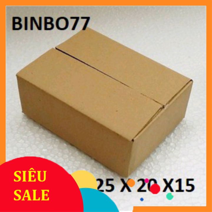 THÙNG CARTON 25 x20 x 15  - THÙNG GIẤY GIÁ RẺ (1 HỘP)