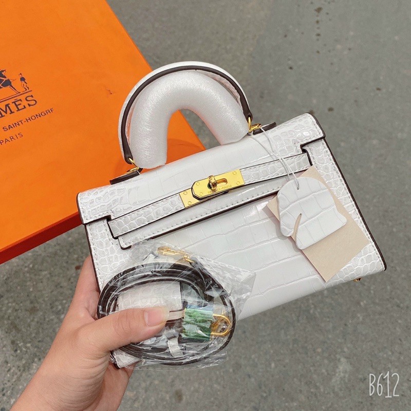 [SIÊU CHANH XẢ] Túi kelyyy vân rắn size 22 loại đẹp nhất bọc xốp(không hôp)