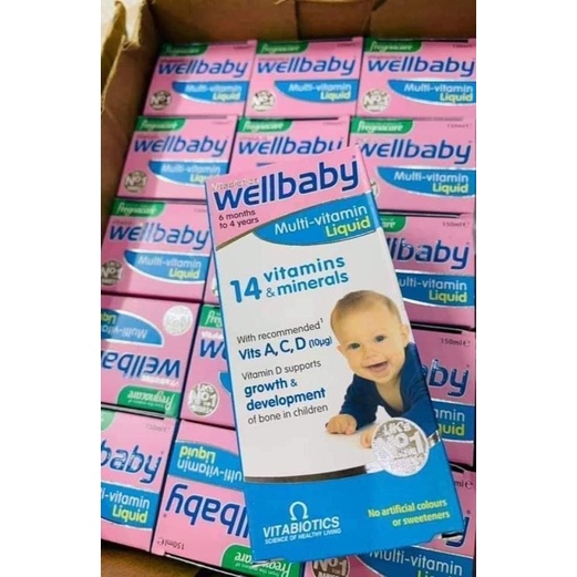 Vitamin Tổng Hợp Wellbaby 150ml Cho Bé Từ 4 Tháng