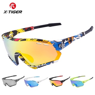 X-TIGER Kính râm đi xe đạp Kính phân cực Kính đi xe đạp Road Mountain