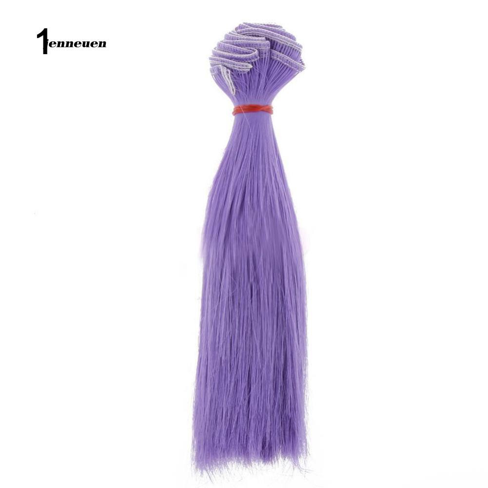 Bộ tóc giả thẳng dài 15cm cho búp bê