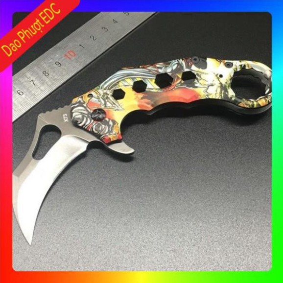 Dao Phượt Karambit X73 - Gấp Gọn - Sơn Siêu Chắc - Không Bong Tróc - Hàng Có Sẵn