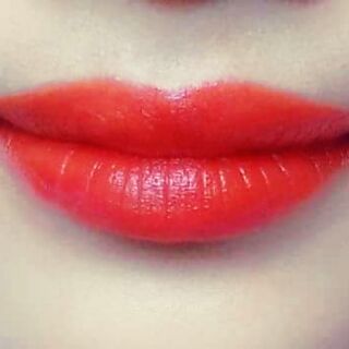 Son handmade màu cam đỏ