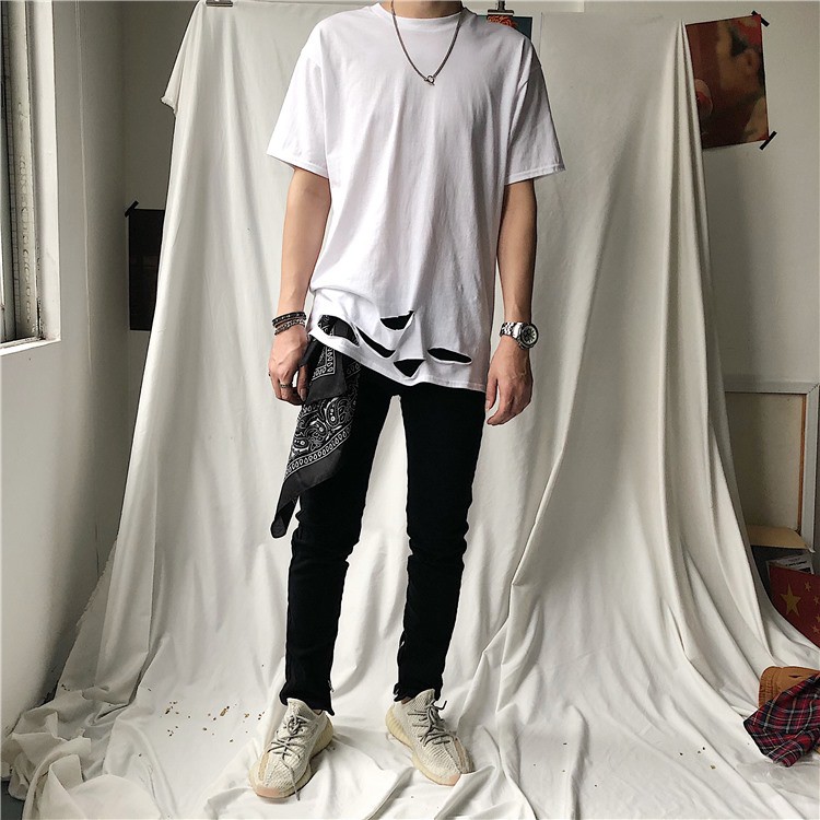 Quần Jean Nam đen trơn Skinny Zipper ( có zip ở ống quần ) | BigBuy360 - bigbuy360.vn