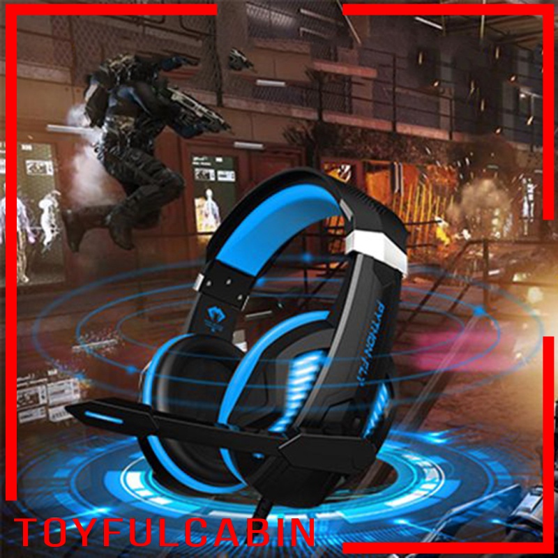 Tai Nghe Trùm Đầu Chơi Game Chuyên Nghiệp Có Đèn Led Kèm Mic Cho Ps5 Pc