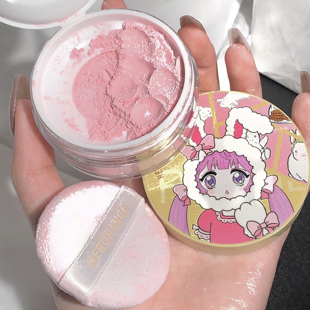 Phấn phủ HERORANGE trang điểm nền với 3 màu tùy chọn 12g