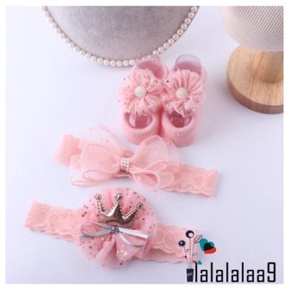 Set 2 băng đô kèm tất cho bé