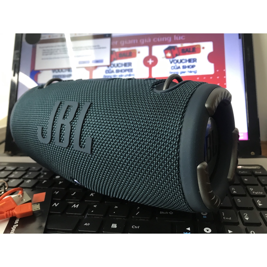 Loa bluetooth JPL Xtreme 3 bass cực mạnh âm thanh lớn chống thấm nước tốt hỗ trợ cắm usb thẻ nhớ kết nối máy tính