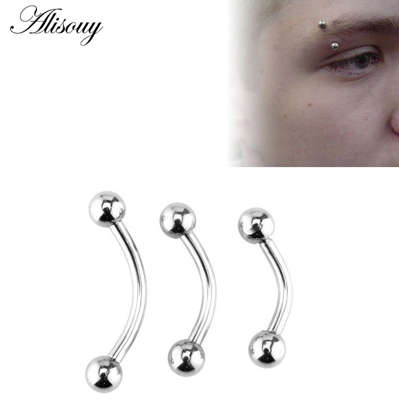 Alisouy 1 Khuyên Mũi / Lông Mày / Tai / Cơ Thể Bằng Thép Titan 16g