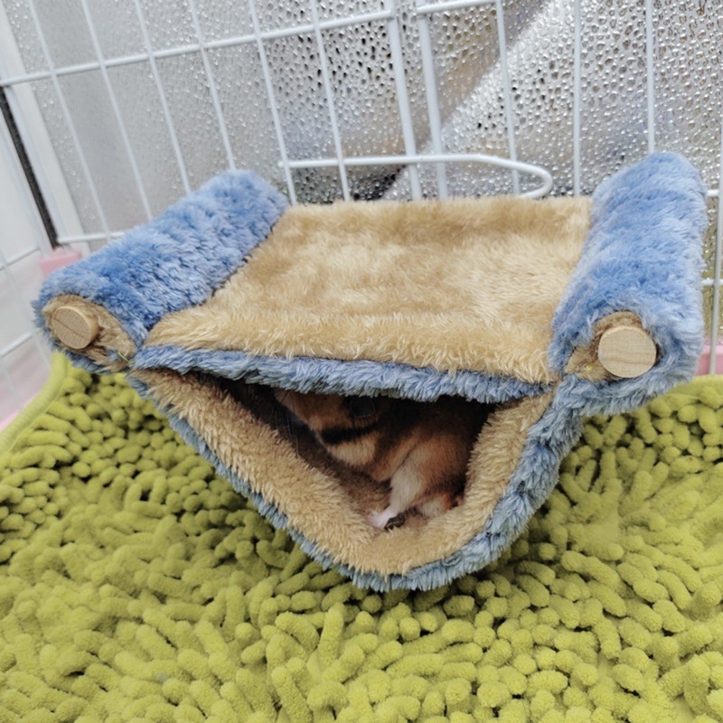 Võng Nằm Bằng Vải Bông Treo Lồng Nuôi Chuột Hamster