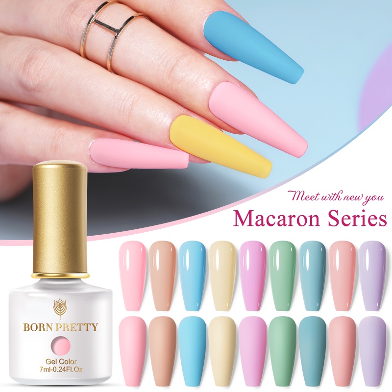 Gel Sơn Móng Tay Màu Macaron Xinh Xắn