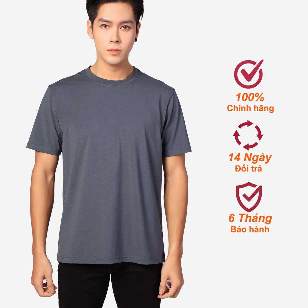 Áo thun nam COTTON COMPACT chống nhăn, áo phông nam trơn cổ tròn BASIC trẻ trung cá tính chuẩn FORM PALAMO | BigBuy360 - bigbuy360.vn
