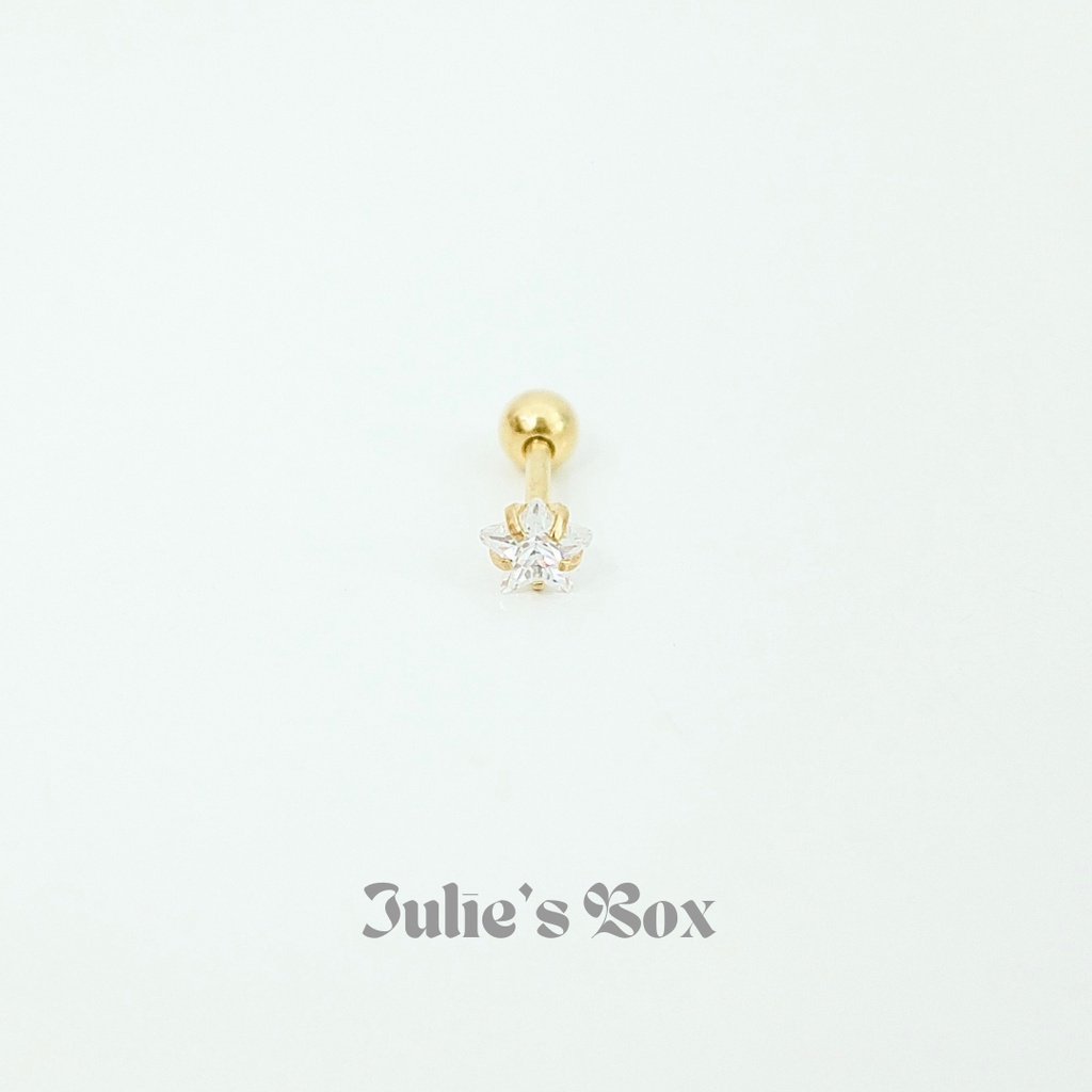 [COMBO] Tiết Kiệm 10-15K Set Khuyên Tai Nam Titan Unisex Không Đen Không Ngứa Không Gỉ Sét Không Dị Ứng julies box