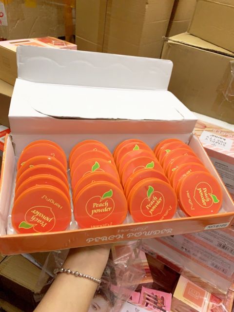 Phấn nén kiềm dầu trái đào Heng Fu thái lan | BigBuy360 - bigbuy360.vn