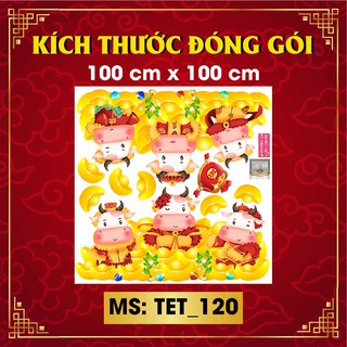 DECAL TRANG TRÍ TẾT 2021 COMBO SỐ 78