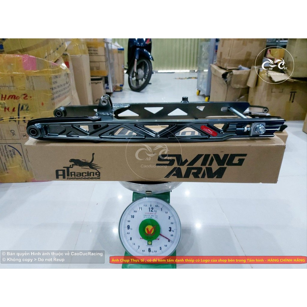 Đồ chơi xe Gắp Nhôm CNC EX150 nặng 3,4kg nhôm dầy AT RACING HÀNG CHÍNH HÃNG - lắp như zin