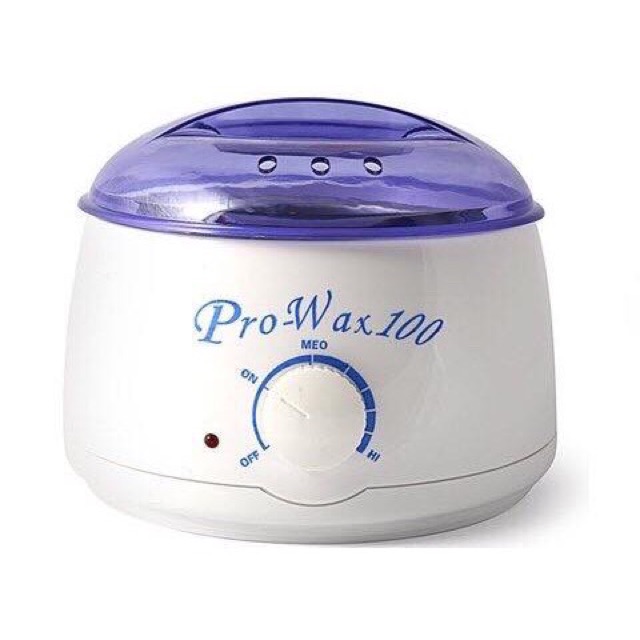 Nồi Nấu Sáp Wax Lông Pro100 Chuyên Dùng Triệt Lông Cơ Thể - Tặng kèm que gỗ to