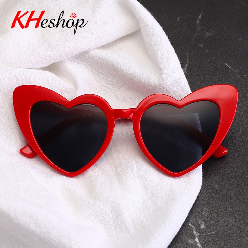[Deal Hot Siêu Hời] Kính Râm phiên bản Hàn Quốc Trái Tim ngọt ngào, chụp ảnh sinh nhật, bản lề kim loại cao cấp mã Y8805
