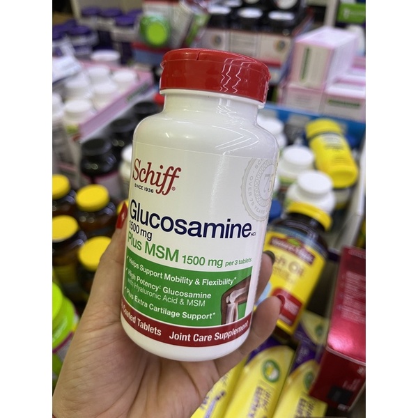 glucosamine schiff với msm 150 viên
