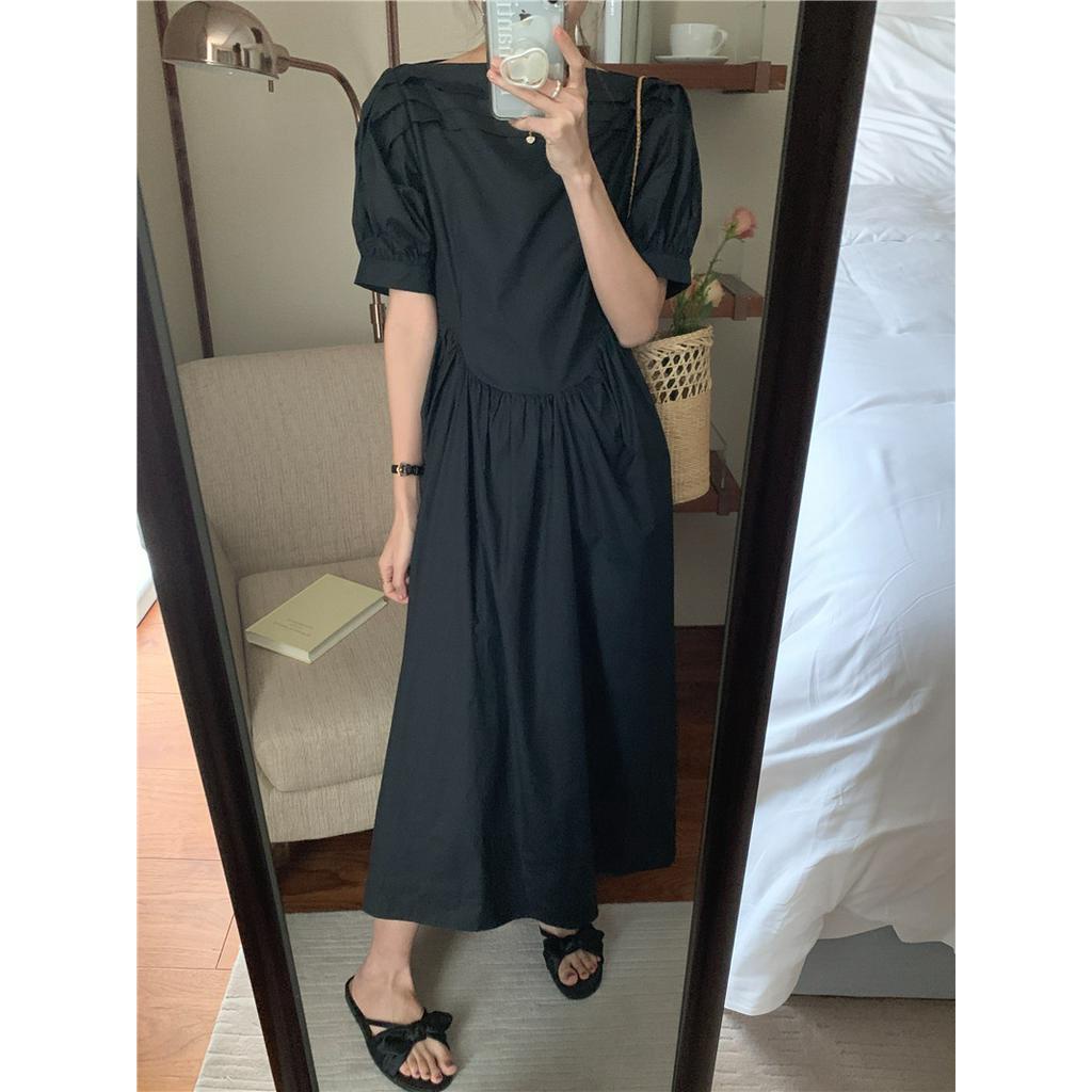 Đầm Thun Rớt Vai Dáng Dài Vừa Phải 60645