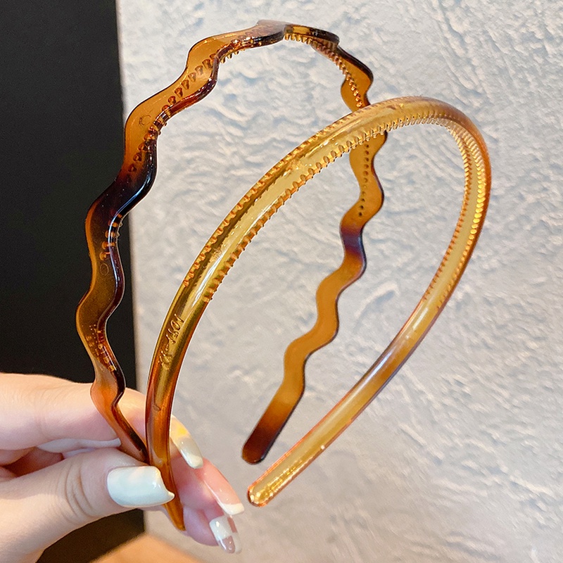 Băng đô màu đen chống trượt phong cách Hàn Quốc thời trang cho nữ